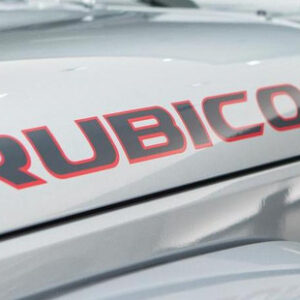 Mopar 10th Anniversary "Rubicon" Hood Decal for 2007-2018 Wrangler JK