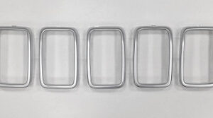 Platinum Grill Rings for Grand Cherokee WK2 2017-2020