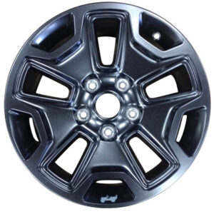Mopar 17" Black Painted Aluminum MOAB Wheels for 2007-2025 Wrangler JK/JL, 2020-2025 Gladiator JT, 2006-2010 Commander XK and 1999-2022 Grand Cherokee WJ/WK/WK2