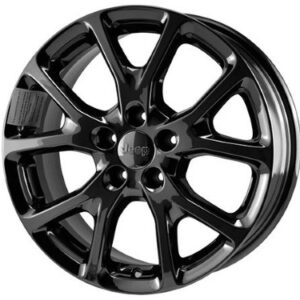 Mopar 17-inch Cast Aluminum Wheel Kit (Jet Black) for 2014-2023 Cherokee KL