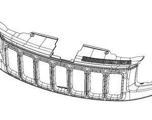 2014-2016* Grand Cherokee Grill (Unpainted)