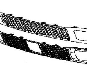 2014-2016 WK2 Grand Cherokee Lower Grill