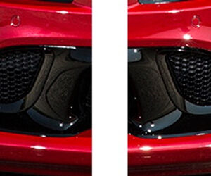 Gloss Black Brake Vent Rings for 2012-2016 SRT8 Grand Cherokee WK2
