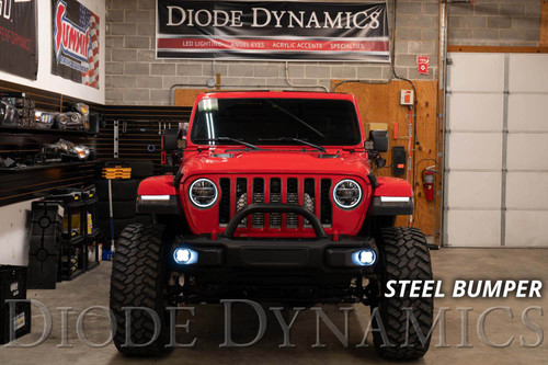 Diode Dynamic SS3 White LED Fog Light Kit for 2007-2018 Wrangler JK, 2018-2025 Wrangler JL & 2020-2025 Gladiator JT - Image 2