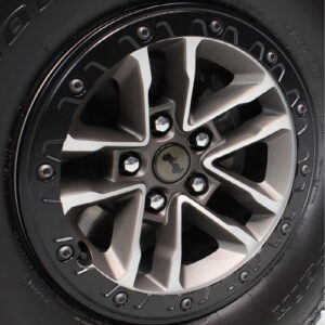 Mopar 17" Bead Lock Capable Wheel with a Machined Face and Bronze Pockets for 2018-2025 Wrangler JL & 2020-2025 Gladiator JT