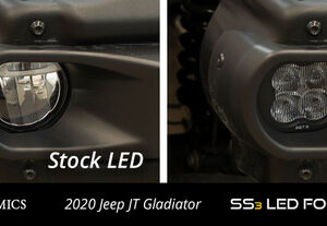 Diode Dynamic SS3 White LED Fog Light Kit for 2007-2018 Wrangler JK, 2018-2025 Wrangler JL & 2020-2025 Gladiator JT
