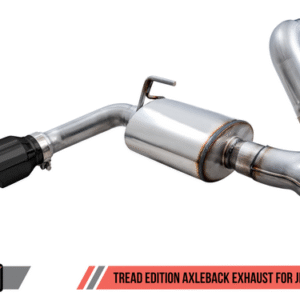 AWE Tread Edition Axleback Dual Exhaust for 2018-2024 Wrangler JL with 3.6L/2.0T Engine