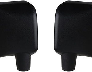 Xprite Smoke Lens LED Side Mirror with White Spot Lights and Amber Turn Signal Lights For 2007-2018 Wrangler JK