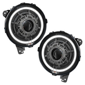 Oracle Lighting Oculus Bi-LED Projector Heated Lens Headlights for 2018-2025 Wrangler JL & 2020-2025 Gladiator JT