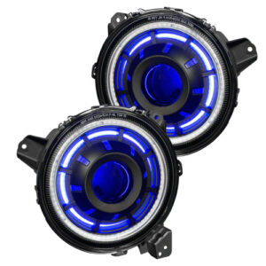 Oracle Lighting Oculus ColorShift Bi-LED Projector Headlights for 2018-2025 Wrangler JL & 2020-2025 Gladiator JT