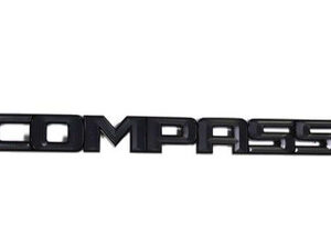 Mopar Gloss Black Compass Badge for 2017-2025 Compass MP
