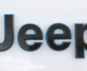 Mopar Black and Blue Jeep Hood Badge for the 2023-2025 Grand Cherokee 4xe WL