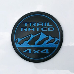 Mopar Black and Blue Trail Rated Badge for the 2023-2025 Grand Cherokee 4xe WL