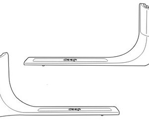 Mopar Door Sill Guards for 2021-2025 Grand Cherokee L & 2022-2025 Grand Cherokee WL