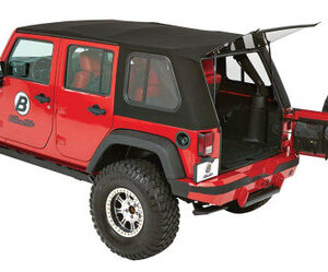 Bestop Trektop Pro Black Twill Hybrid Soft Top for 2007-2018 Wrangler JK