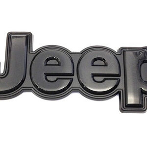 Gloss Black Jeep Liftgate Badge for 2014-2022 KL Cherokee