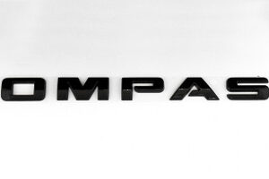Black Compass Door Badge for 2011-2017 Compass MK