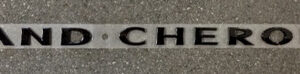 Mopar Black Grand Cherokee Badge for 2011-2021 Grand Cherokee WK2