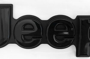 Black Jeep Liftgate Badge for the 2017-2025 Compass MP