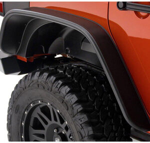 Bushwacker Flat Style Fender Flares for 2007-2018 Wrangler JK