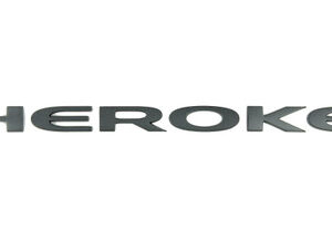 Mopar Dark Grey Cherokee Nameplate Badge for 2014-2018 Cherokee KL