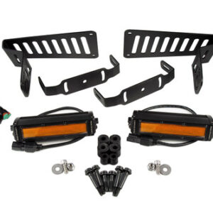 Diode Dynamics Cowl Mount LED Kit with 2 6" Light Bars for 2018-2025 Wrangler JL and 2020-2025 Gladiator JT