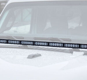 Diode Dynamics Hood LED Light Bar Bracket for 2018-2025 Wrangler JL and 2020-2025 Gladiator JT