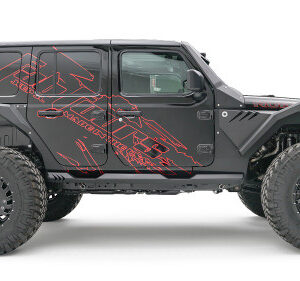 Fab Fours Rock Sliders for 2018-2025 Wrangler JL