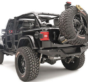 Fab Fours Slant Back Tire Carrier for 2018-2025 Wrangler JL
