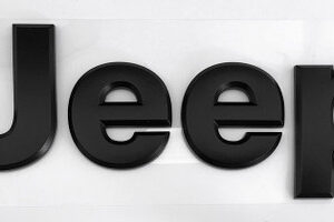 Satin Black Jeep Hood Badge Grand Cherokee WK2 2011-2022