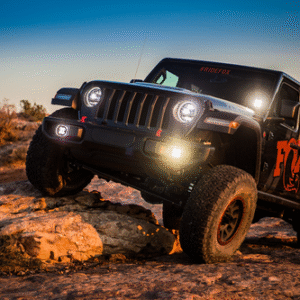 Fox Performance Series 2.0 Smooth Body IFP Steering Stabilizer for 2018-2025 Wrangler JL and 2020-2025 Gladiator JT