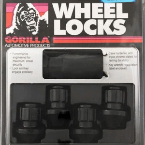 Gorilla Automotive Black 14mm x 1.50 Factory Style Bulge Lug Nuts and Wheel Lock kit for 2022-2025 Wagoneer/Wagoneer L WS and 2022-2025 Grand Wagoneer/Grand Wagoneer L WS with Factory Style Wheels (set of 20 lugs and 4 locking lugs)