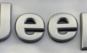 Mopar Grey Jeep Hood Badge for 2011-2013 Grand Cherokee WK2