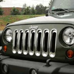 Rugged Ridge Chrome Grille Inserts for 2007-2018 Wrangler JK