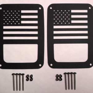 Jeep Wrangler Flag Taillight Guards for 2007-2018 Wrangler JK