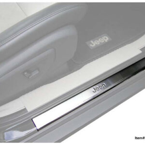 Mopar Jeep Logo Door Entry Guards for 2005-2010 Grand Cherokee WK