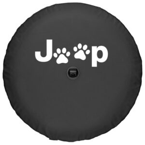 Jeep Paw Prints Tire Cover for 2018-2025 Wrangler JL