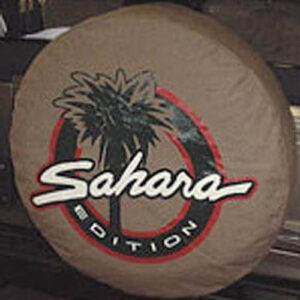Mopar Jeep Sahara Logo Tire Cover for 1997-2006 Wrangler TJ
