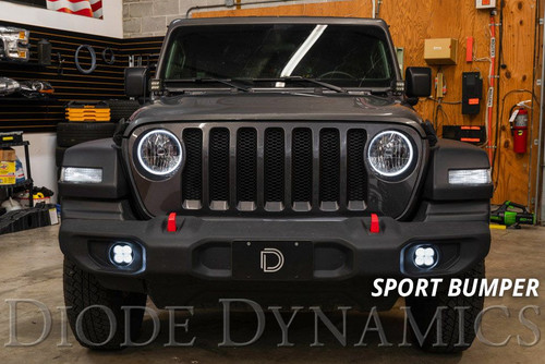 Diode Dynamic SS3 White LED Fog Light Kit for 2007-2018 Wrangler JK, 2018-2025 Wrangler JL & 2020-2025 Gladiator JT - Image 6