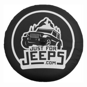 JustforJeeps.com Tire Cover for 2018-2025 Wrangler JL