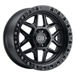 Black Rhino Kelso Matte Black Wheel for 2007-2025 Wrangler JK/JL and 2020-2025 Gladiator JT