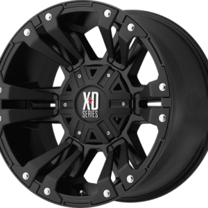 KMC XD 822 Monster II Matte Black Wheel for 2007-2025 Wrangler JK/JL 2020-2025 Gladiator JT and 2011-2022 Grand Cherokee WK2