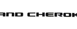 Mopar Satin Black Grand Cherokee Badge for 2011-2022 Grand Cherokee WK2