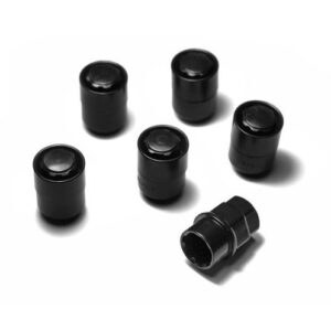 Rugged Ridge Five Piece Black Wheel Lock Set 1/2 -20 Thread for 2007-2018 Wrangler JK