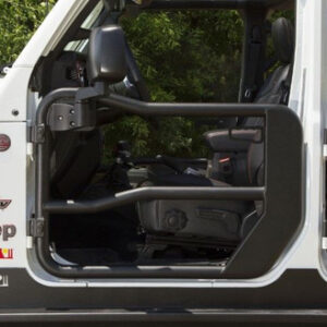 Rugged Ridge Front Tube Doors with Mirrors for 2018-2025 Wrangler JL & 2020-2025 Gladiator JT