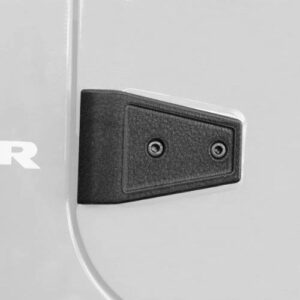Rugged Ridge Black Textured Hinge Covers for 2008-2018 Wrangler JK