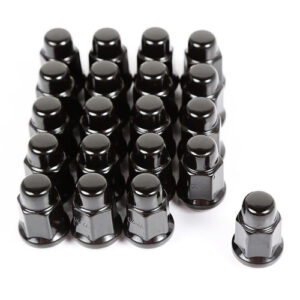 Rugged Ridge Black Wheel Lug Nut Set of 20, 1/2-20 for 2007-2018 Wrangler JK