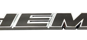 Mopar Slanted "HEMI" Badge for 2005-2020 Grand Cherokee WK/WK2 and 2006-2010 Commander XK