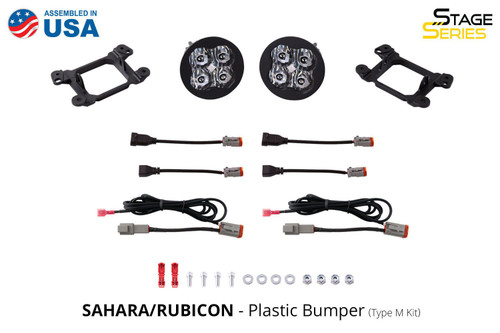 Diode Dynamic SS3 White LED Fog Light Kit for 2007-2018 Wrangler JK, 2018-2025 Wrangler JL & 2020-2025 Gladiator JT - Image 4