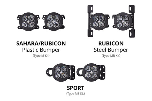 Diode Dynamic SS3 White LED Fog Light Kit for 2007-2018 Wrangler JK, 2018-2025 Wrangler JL & 2020-2025 Gladiator JT - Image 3